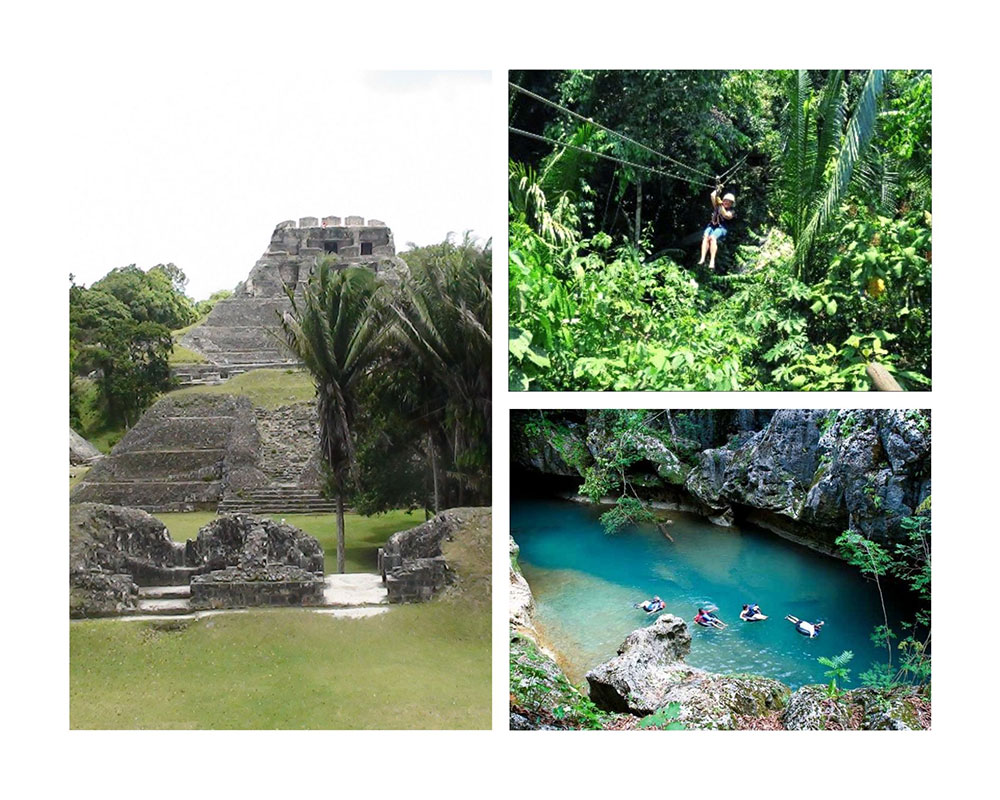 Xunantunich, Cave Tubing and Ziplining